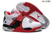 basketball jordan chaussures-jordan 4-01 bianco nero red